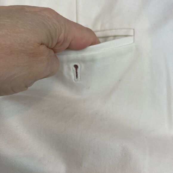 Body By Victoria NWOT Christie Fit Cream high waist wider leg trousers - Picture 6 of 11